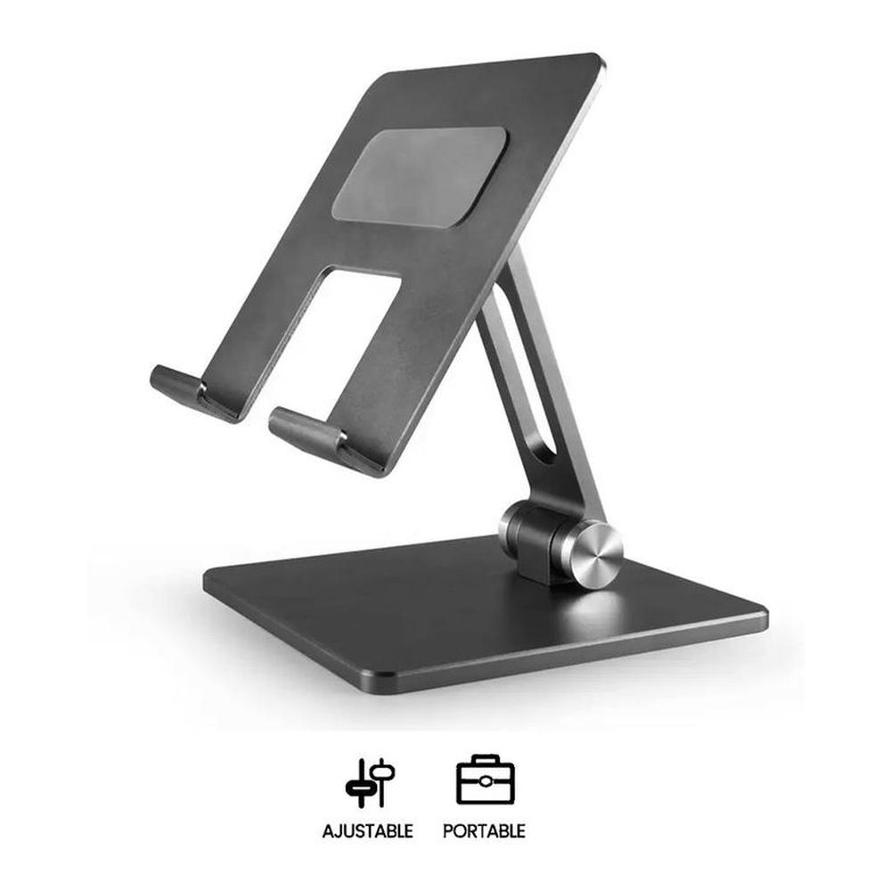 Soporte Para Tablet Corporativos Aluminio HS221S Dark Grey - Celular