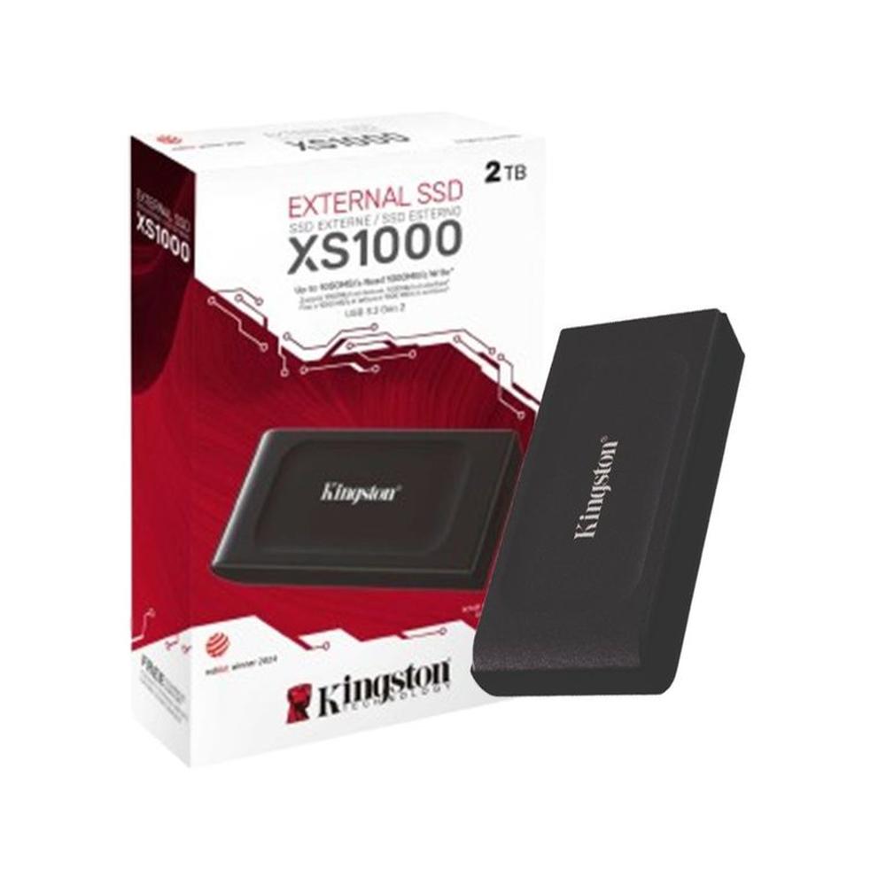 Disco Solido Externo Xs1000 Ssd Kingston 2tb Velocidad 1050mbS