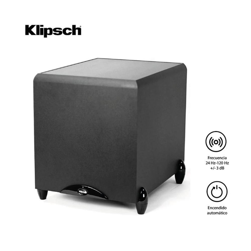Parlante Klipsch Subwoofer Sinérgico Sub-12hgb Potencia 120v Negro