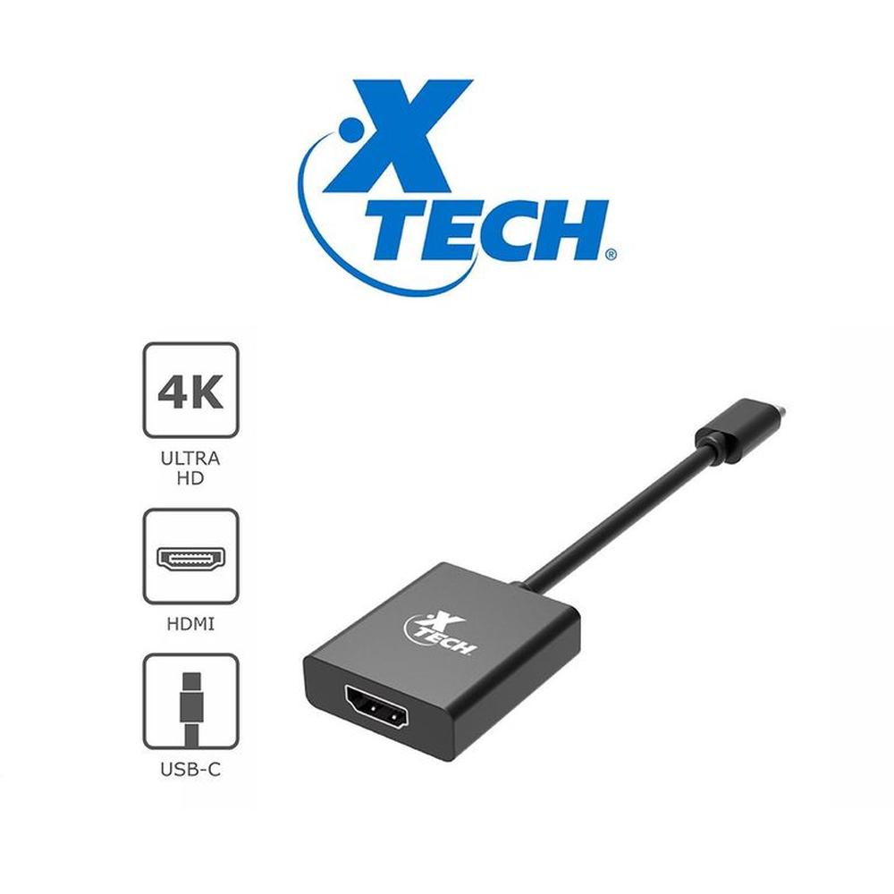 Adaptador USB Tipo-C Macho a HDMI Hembra XTC-541