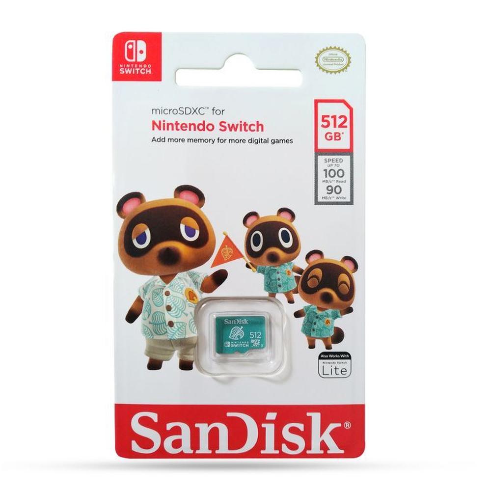 Sandisk Memoria MicroSDXC 512GB Para Nintendo Switch 100MbS Sandisk Memoria MicroSDXC 512GB Para Nintendo Switch 100MbS