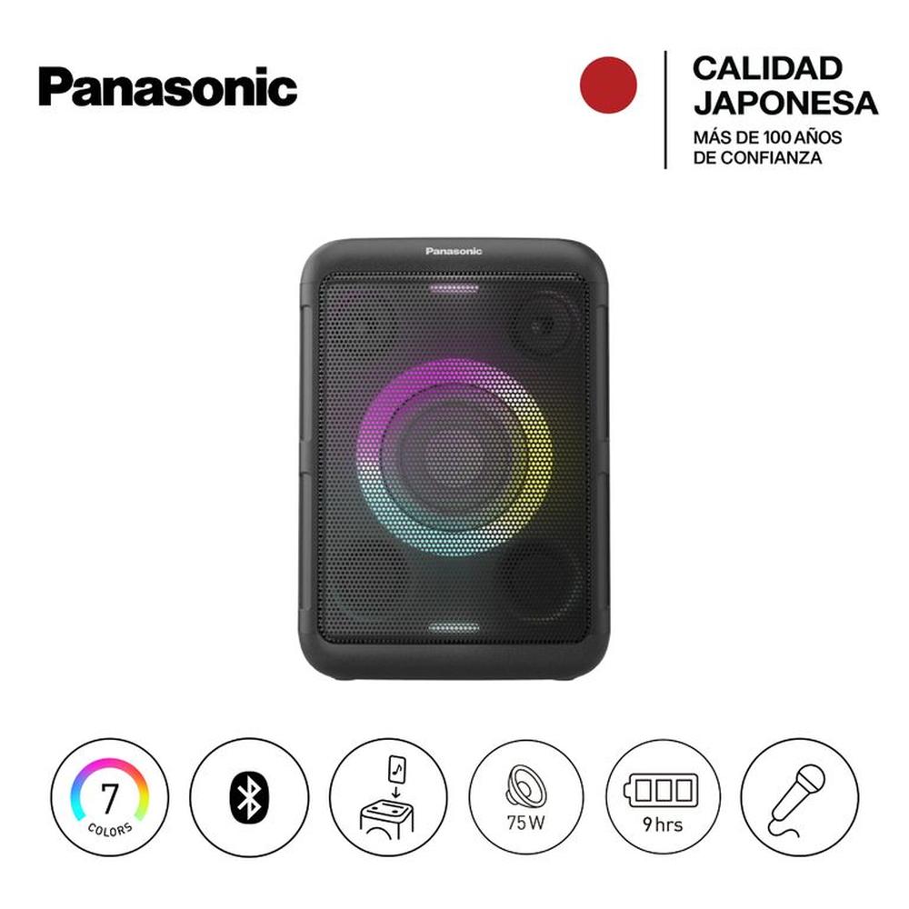 Parlante Bluetooth Inalámbrico Panasonic SC-BMAX5E-K 75w SC-BMAX5E-K
