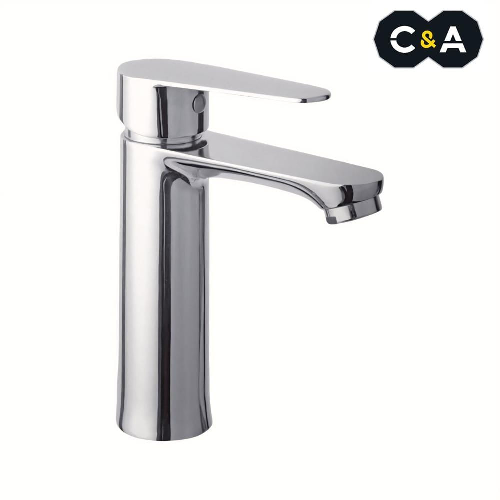 Llave Lavatorio Mezcladora Monocomando Pesado Cromado C&A