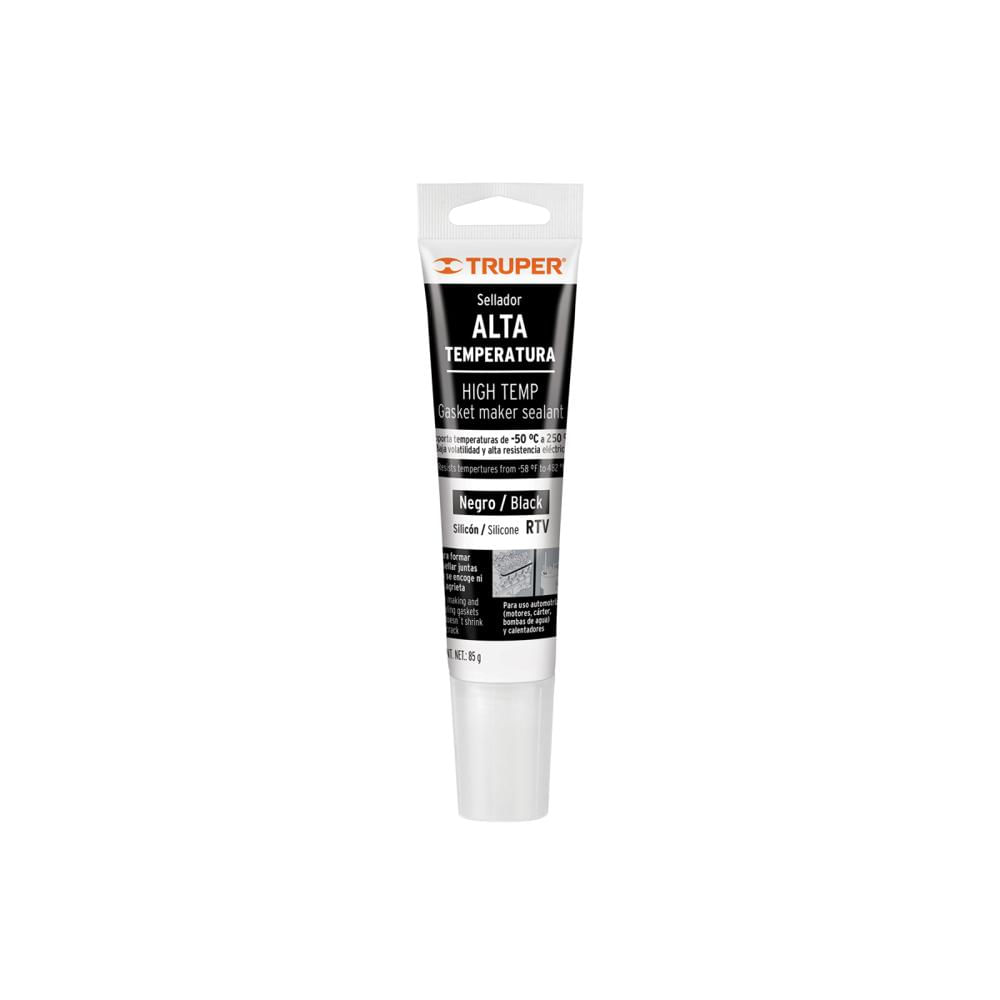 Silicona Sellador Negro Automotriz Alta Temperatura TRUPER 17567