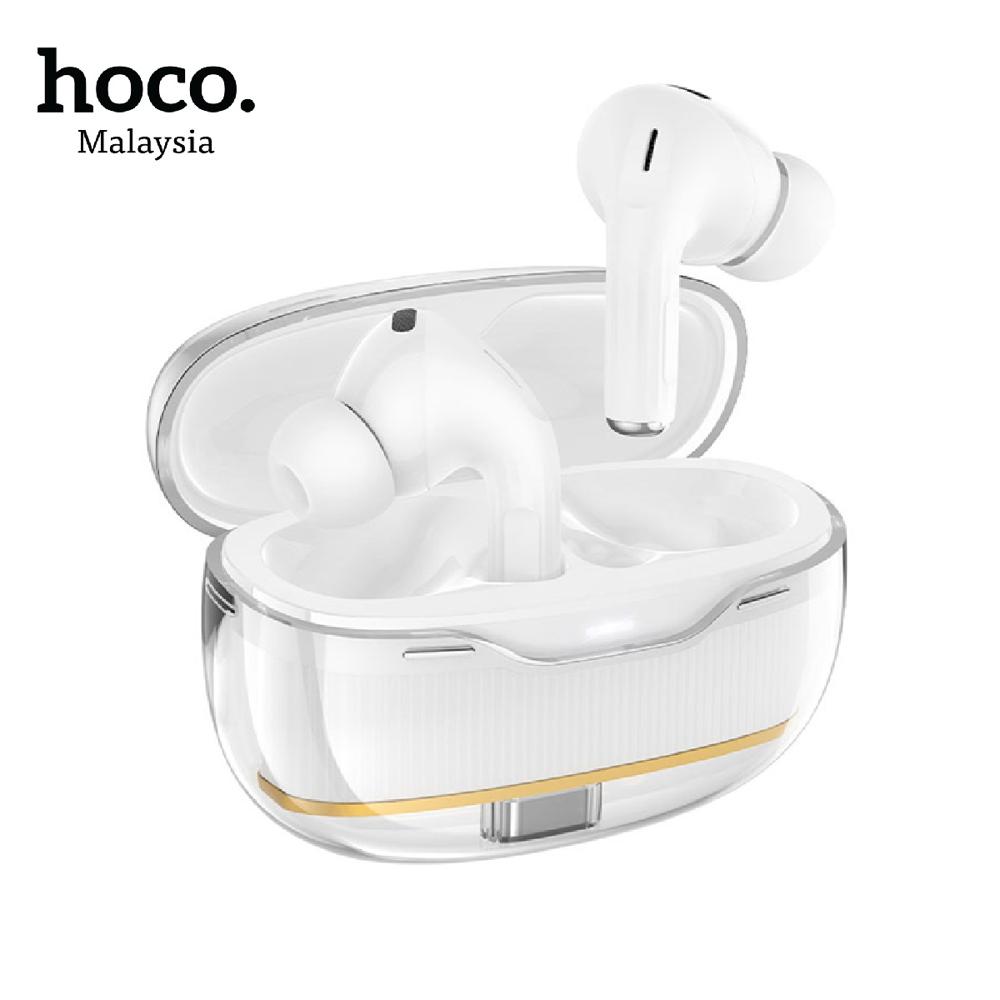 Audífonos Inalámbricos Crystal TWS EW54 Hoco Blanco Audífonos Inalámbricos Crystal TWS EW54 Hoco Blanco