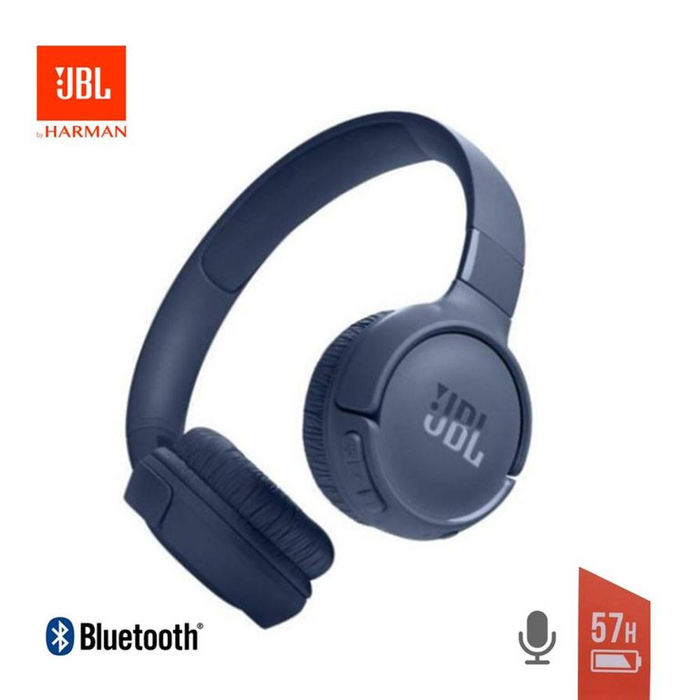 Audifonos On ear JBL TUNE520 Bluetooth 57Hrs Azul