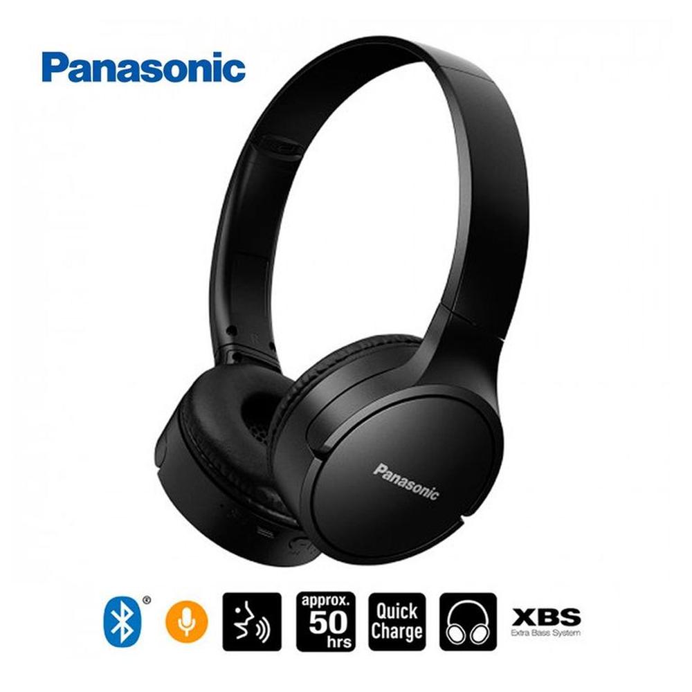 Audífonos Panasonic HF420 Bluetooth 50hrs Extra Bass System Negro