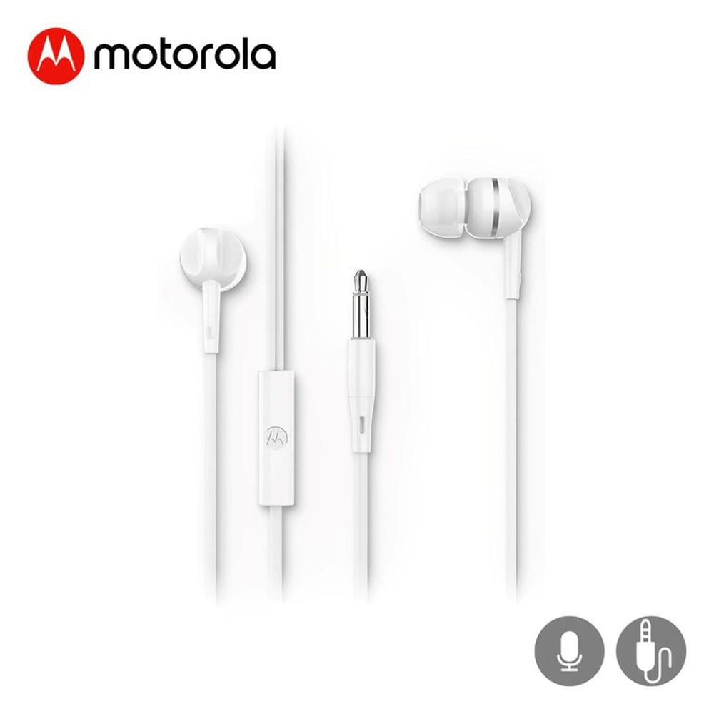 AudIfonos Motorola IN EAR Wired Con Micro Earbuds 105 Blanco