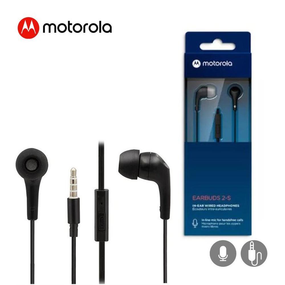 Audífonos Motorola IN EAR Wired C-Micro Earbuds 2-S Negro