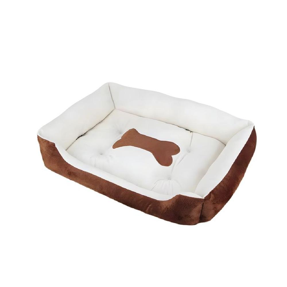 Cama Para Perros Antideslizante y Lavable Marrón - Talla XS