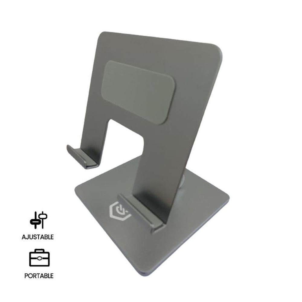 Soporte Para Tablet Corporativos S&T for Business Aluminio HS221-CS Gris - Celular Soporte Para Tablet Corporativos S&T for Business Aluminio HS221-CS Gris - Celular