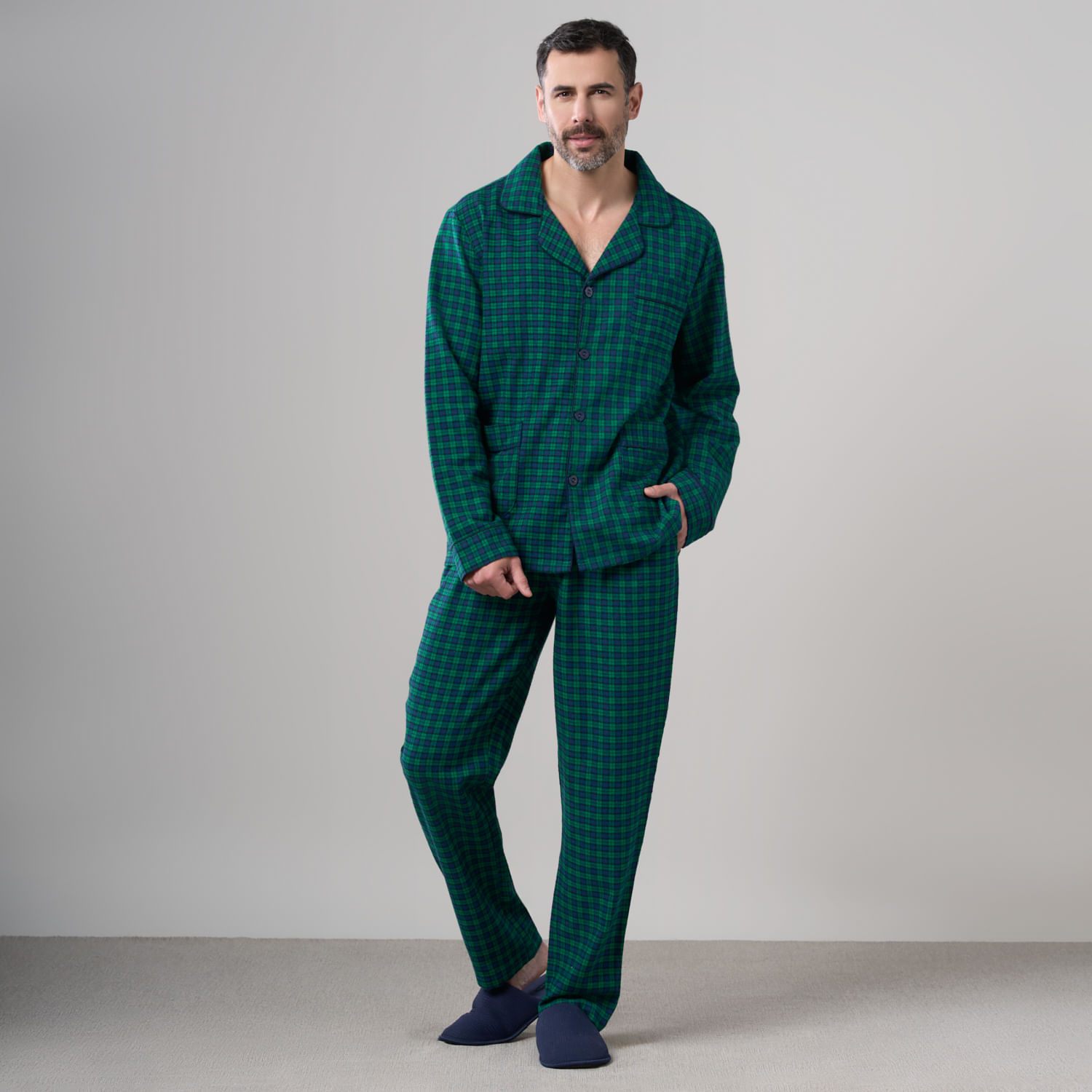 Pijama Set camisero manga larga madison