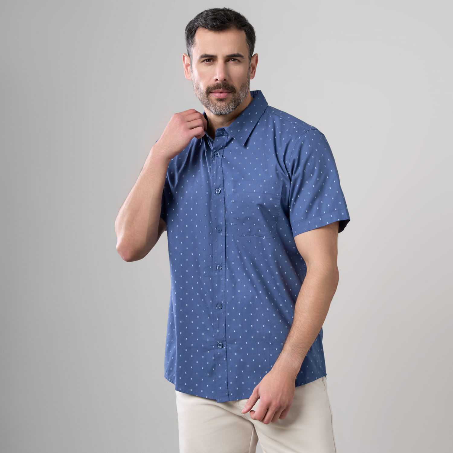 Camisa Miniprint Madison Hombre