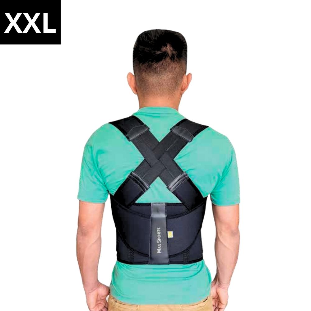 Corrector de Postura Porter Negro XXL - MAXSPORTS