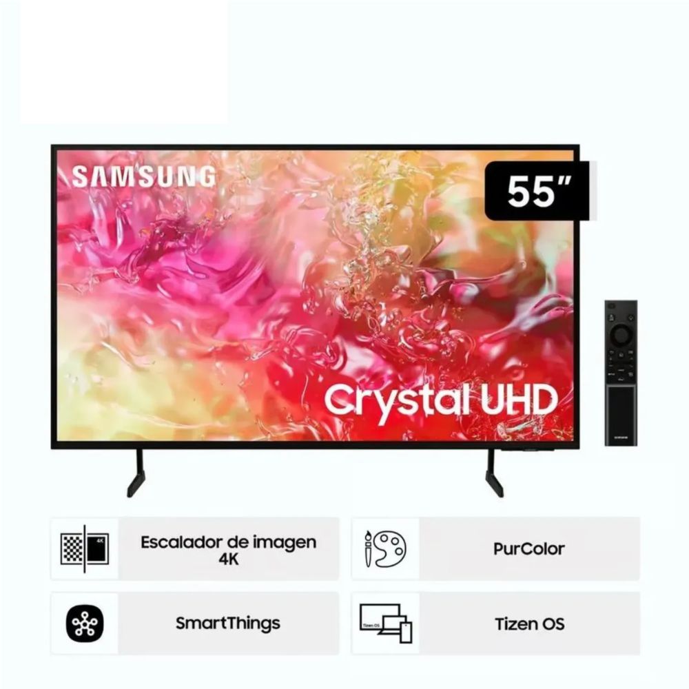 TELEVISOR SAMSUNG 55”  UHD 4K TIZEN OS SMART TV 55UNDU7000GXPE