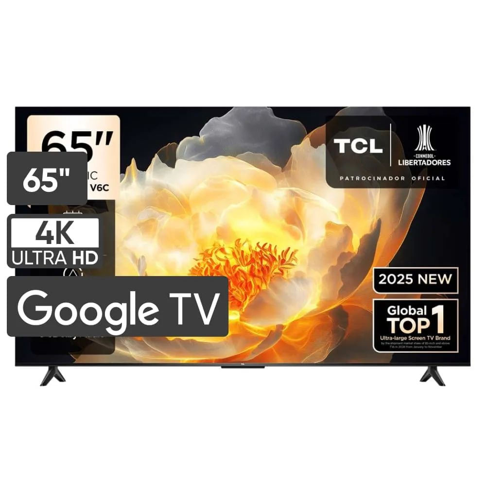TELEVISOR TCL 65"" UHD 4K SMART GOOGLE TV 65C6V