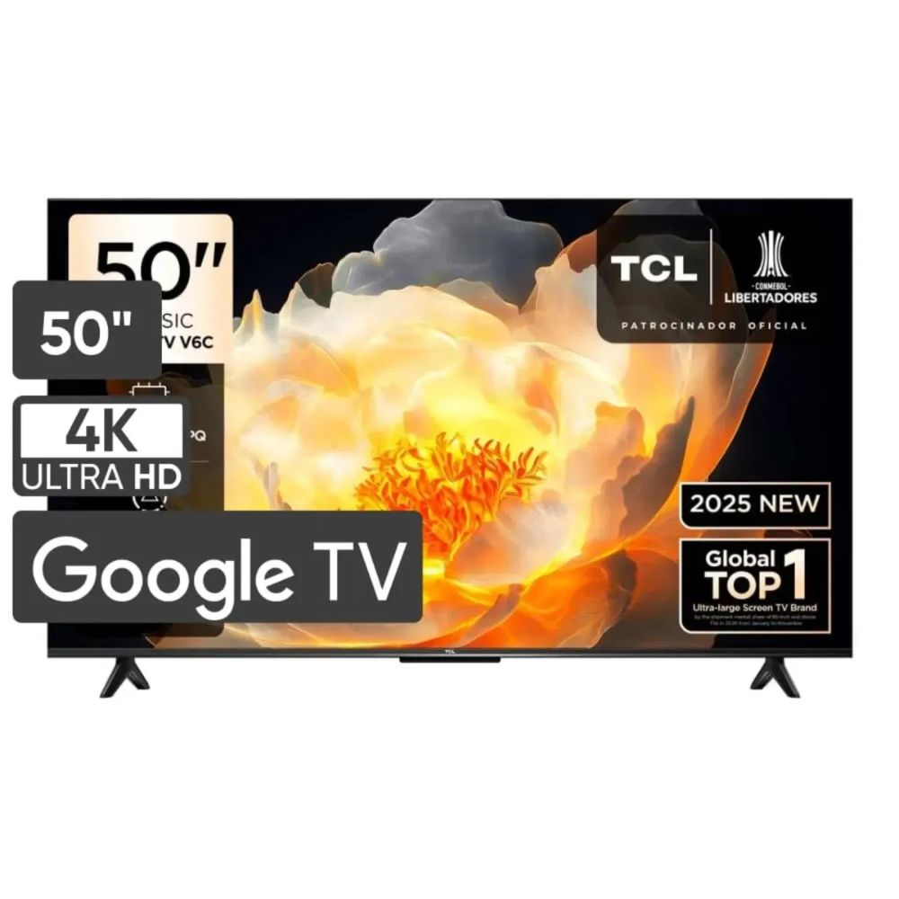 TELEVISOR TCL 50 UHD 4K SMART GOOGLE TV 50C6V