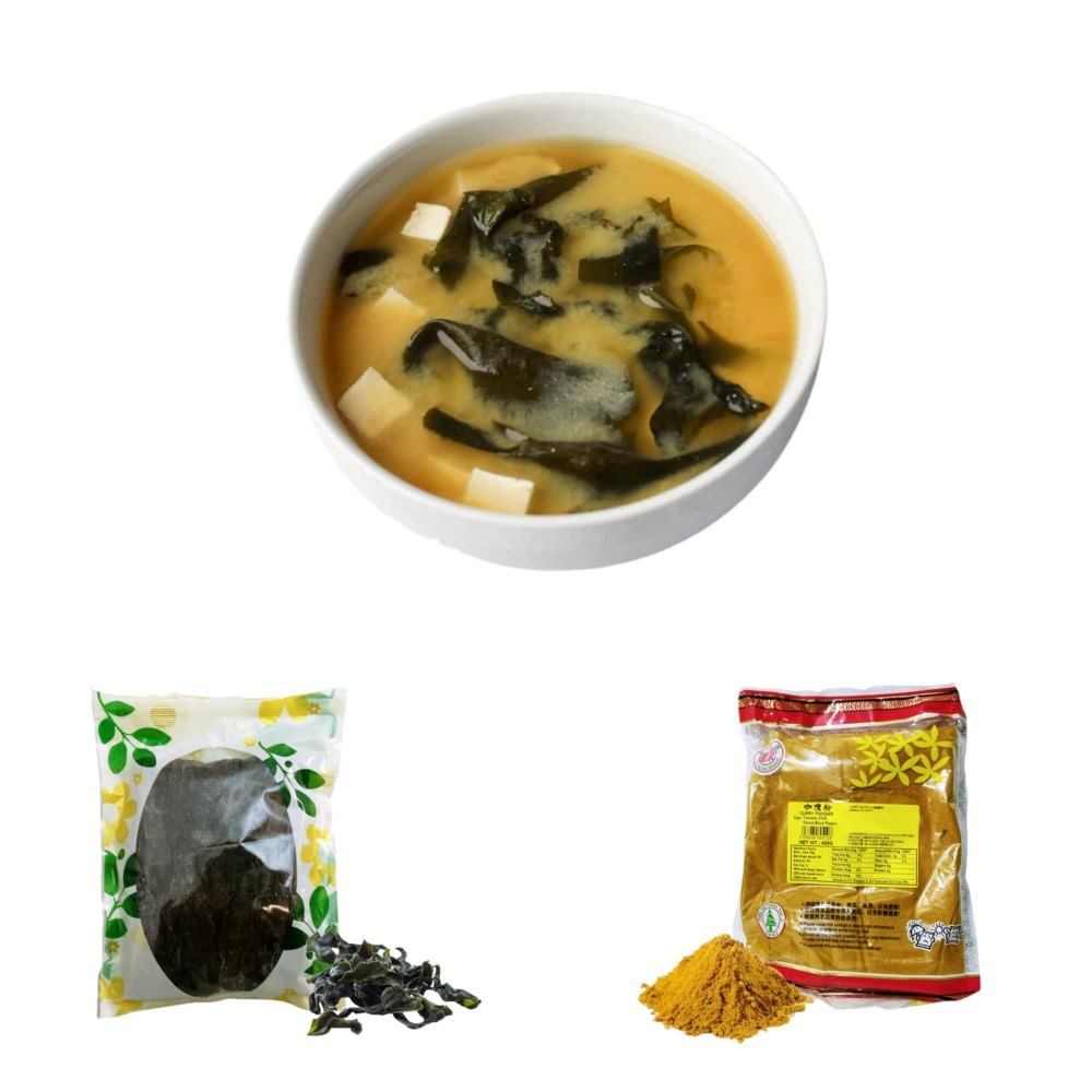 Pack Asiatico 2u Algas Kombu y Curry en Polvo