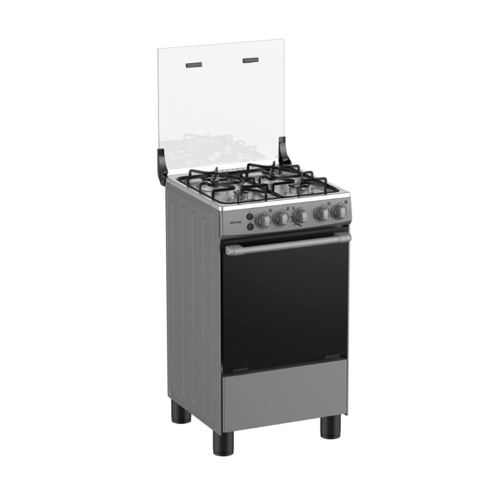 Cocina Indurama a Gas 4 Hornillas Matisse Gris