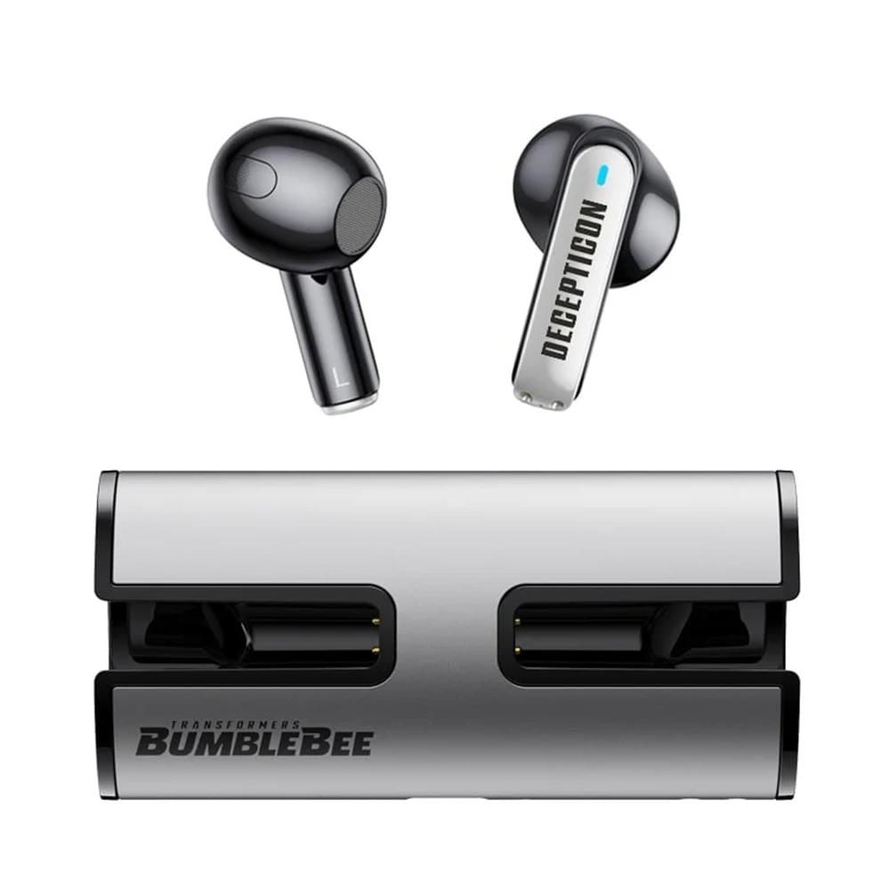 Audífonos Inalámbricos TRANSFORMERS Earphones TF-T02 Silver