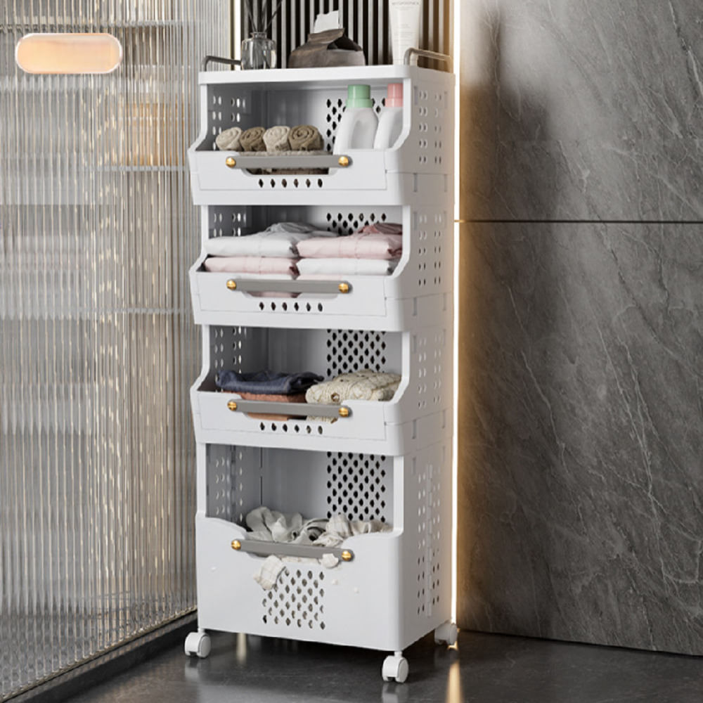 Cesta Organizador de Ropa de 4 Niveles