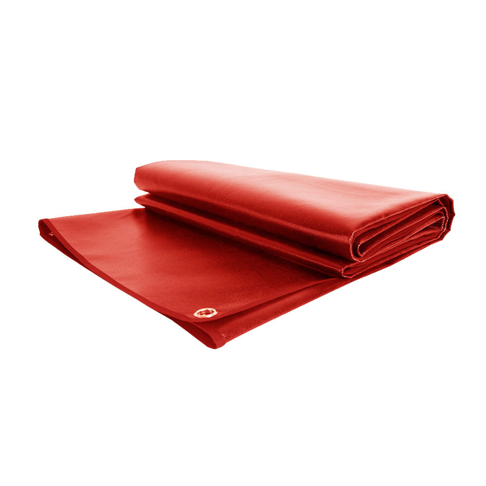 Manta Ignifuga para Soldar de 2 x 2 metros hasta 800 grados Roja M-ROJO-800