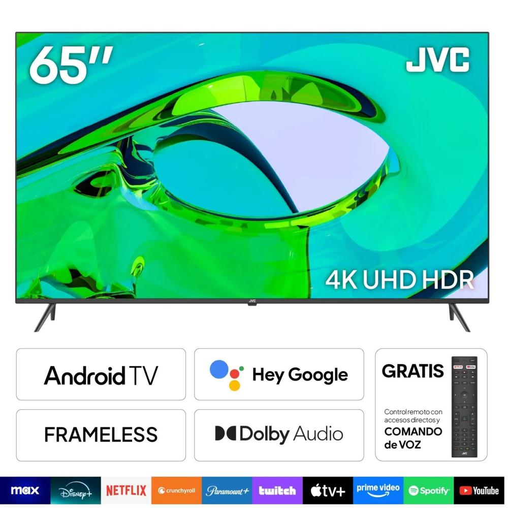 TELEVISOR JVC 65 65KB608 4K UHD ANDROID TV
