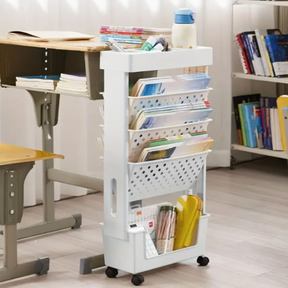 Estante Organizador para Libros De 5 Niveles