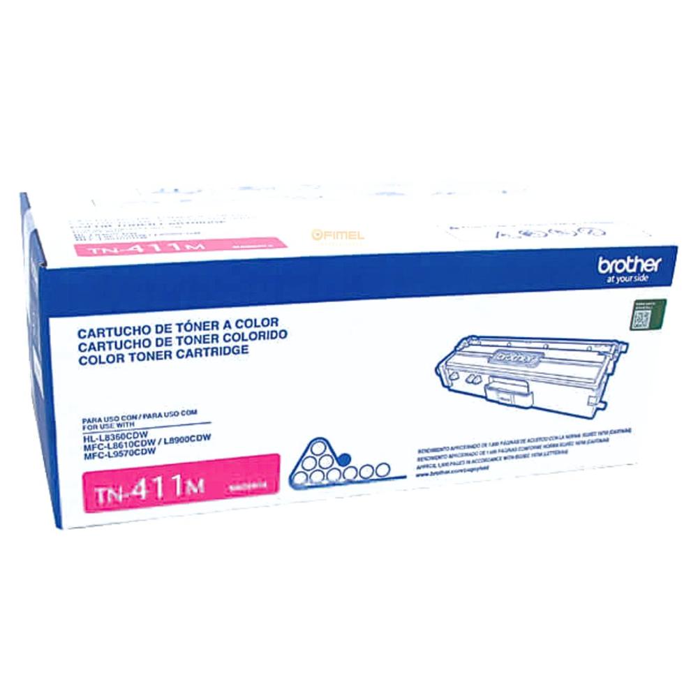Toner Brother TN-411M Magenta (1800 Pgs)