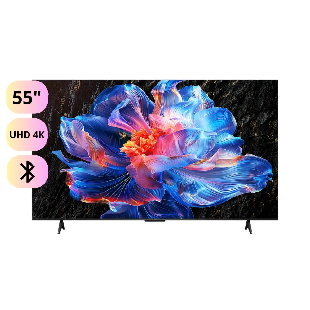 Televisor TCL 55""  Smart TV Ultra HD 4K Año 2025 Google TV 55P6K