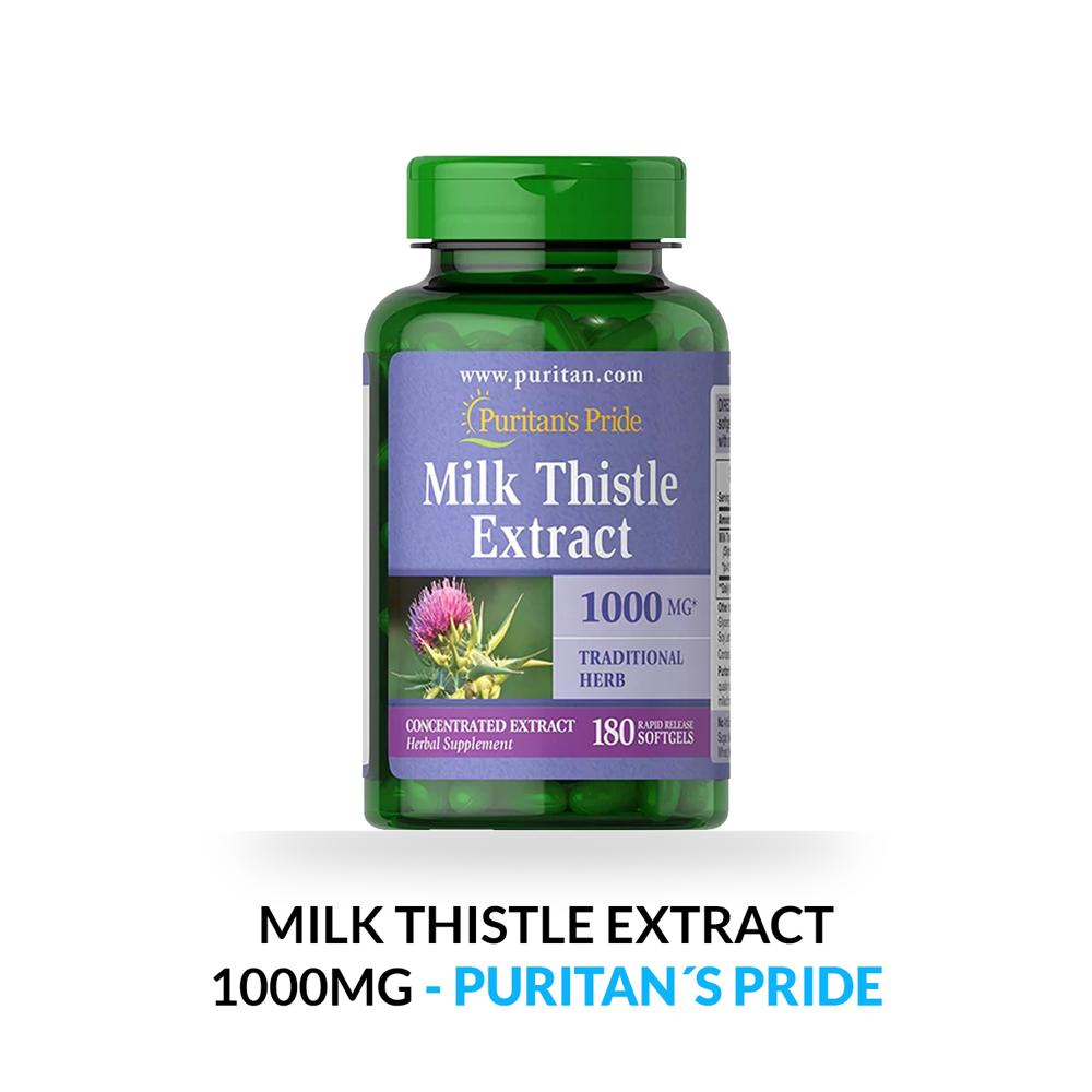 Milk Thistle Extract 1000Mg - Puritan´S Pride + Regalo