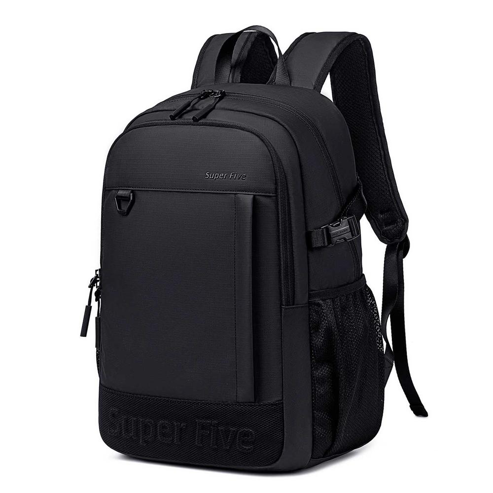 Mochila Super Five FB00696 Deportiva Viaje Laptop Negro