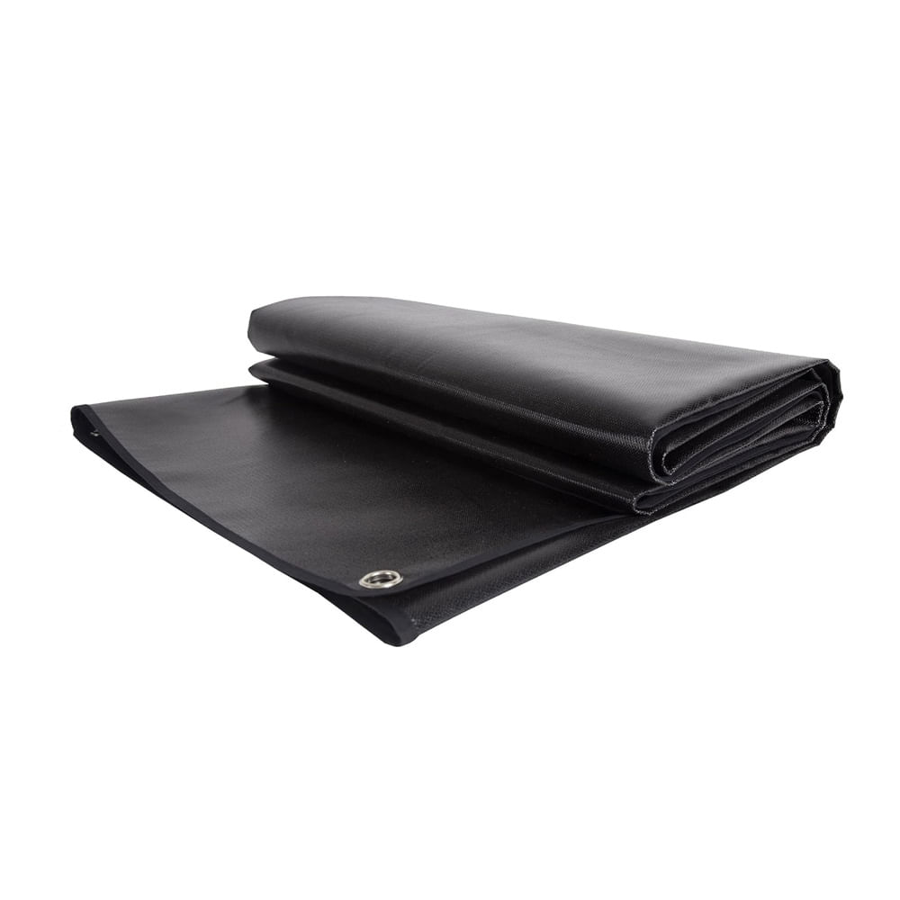 Manta Ignifuga para Soldar de 2 x 2 metros hasta 800 grados Negra M-NEGRO-800