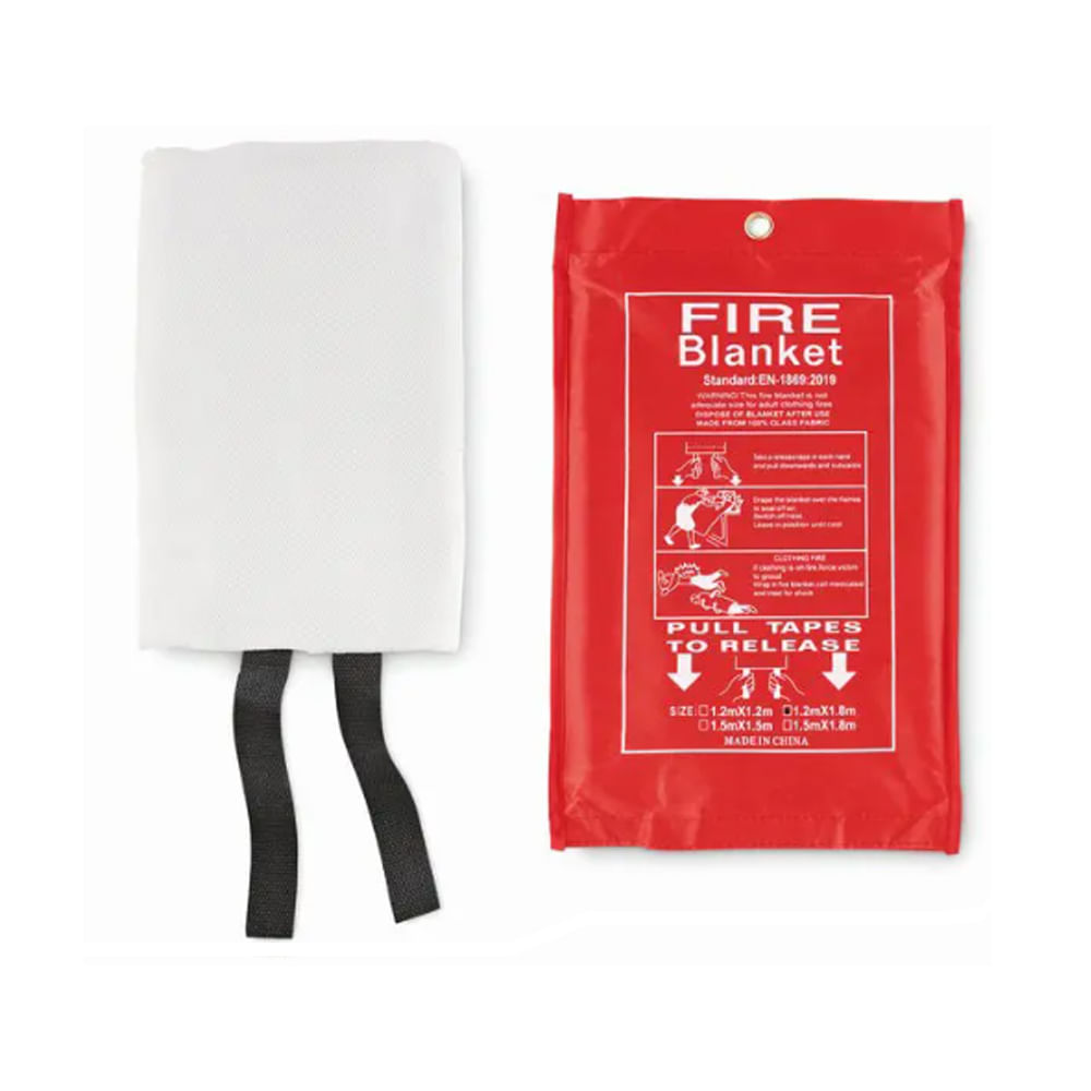 Manta Ignifuga de 1.8 x 1.8 metros hasta 550 Grados Blanca M-BLANCO-550
