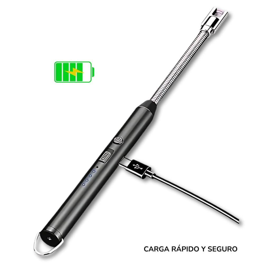 Encendedor  Eléctrico Recargable  Negro