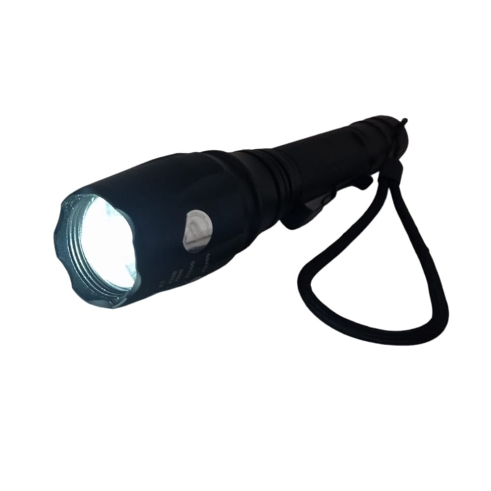 Linterna Militar Led Recargable Zoom - Ewtto - 8021