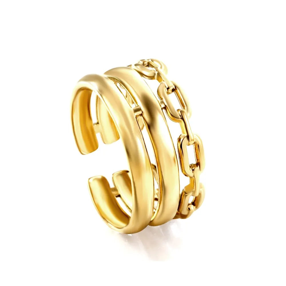Anillo Triple Cadena Regulable Waterproof