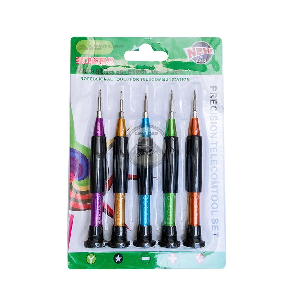 Set 5 desarmadores joyero de precisión T5 T6 Estrella Plano Pentalobe