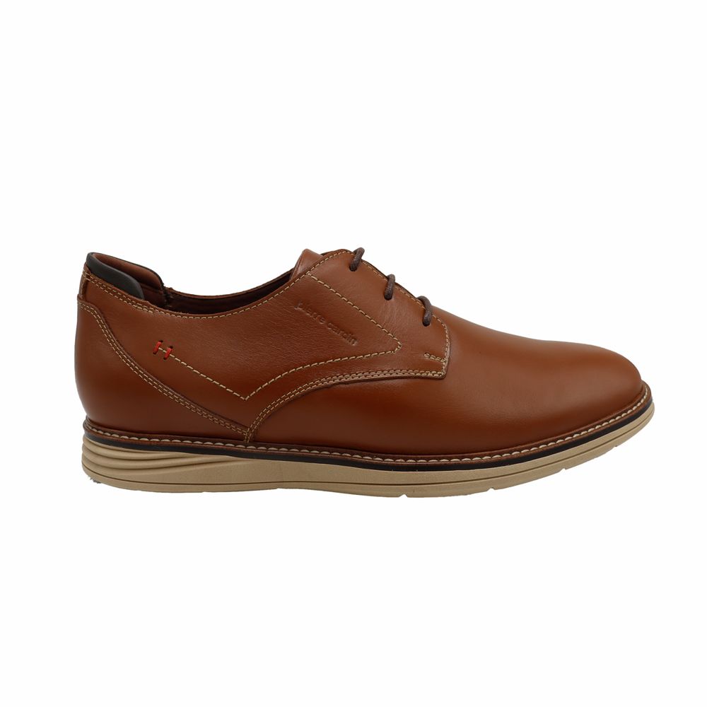 Zapatos Casuales Pierre Cardin Hombre Cm3001 Marron Claro