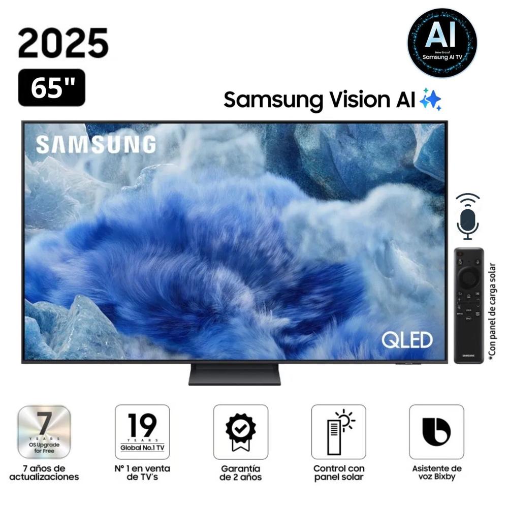 Televisor Samsung QLED 65"" Visión AI Smart TV QN65Q8FAAGXPE