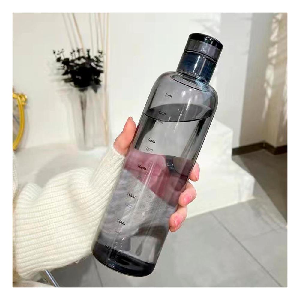 Frasco para Liquidos Util 500ml Negro Y+Banderitas Adhesivas