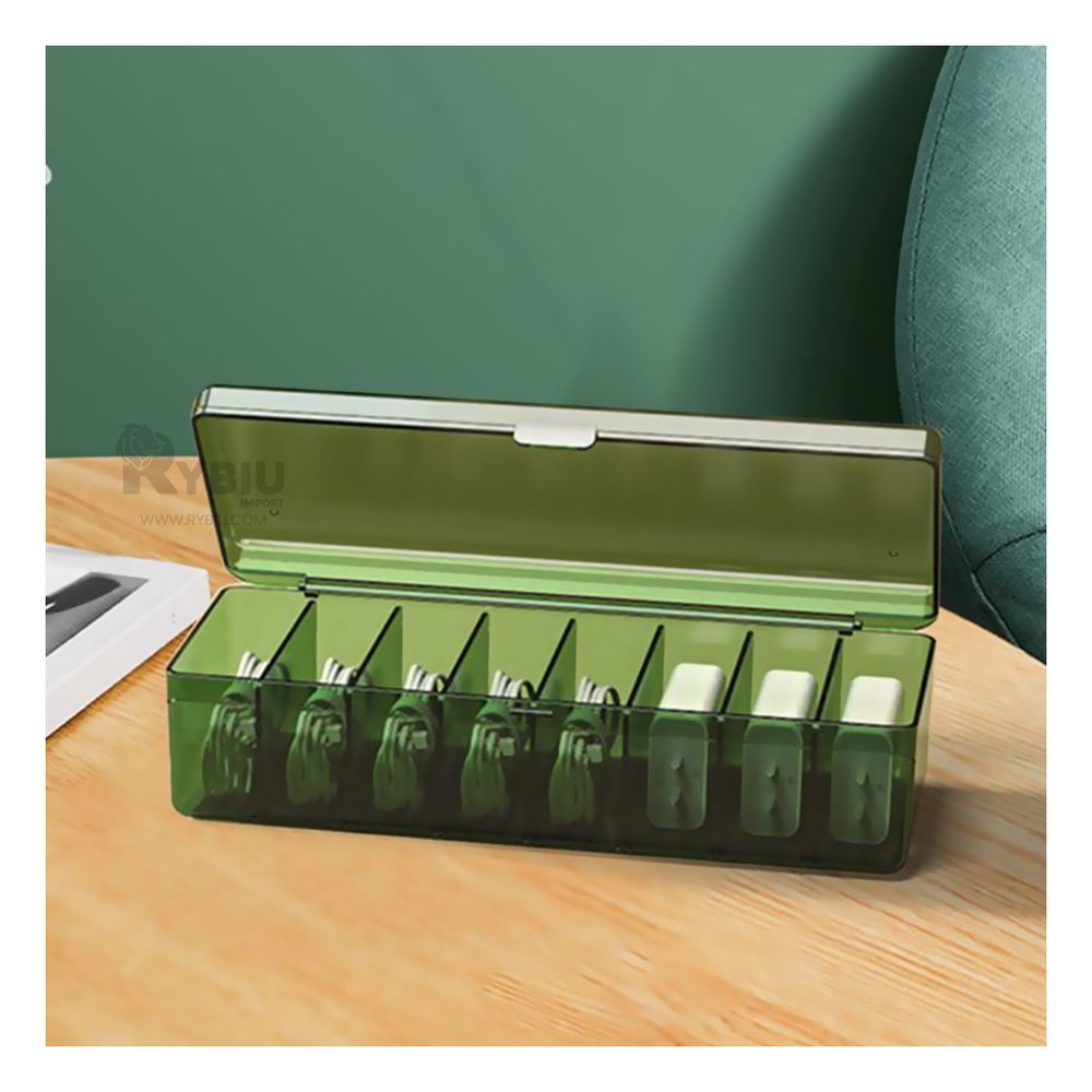 Caja Organizadora Multifuncional Moderna de Color Verde Caja Organizadora Multifuncional Moderna de Color Verde