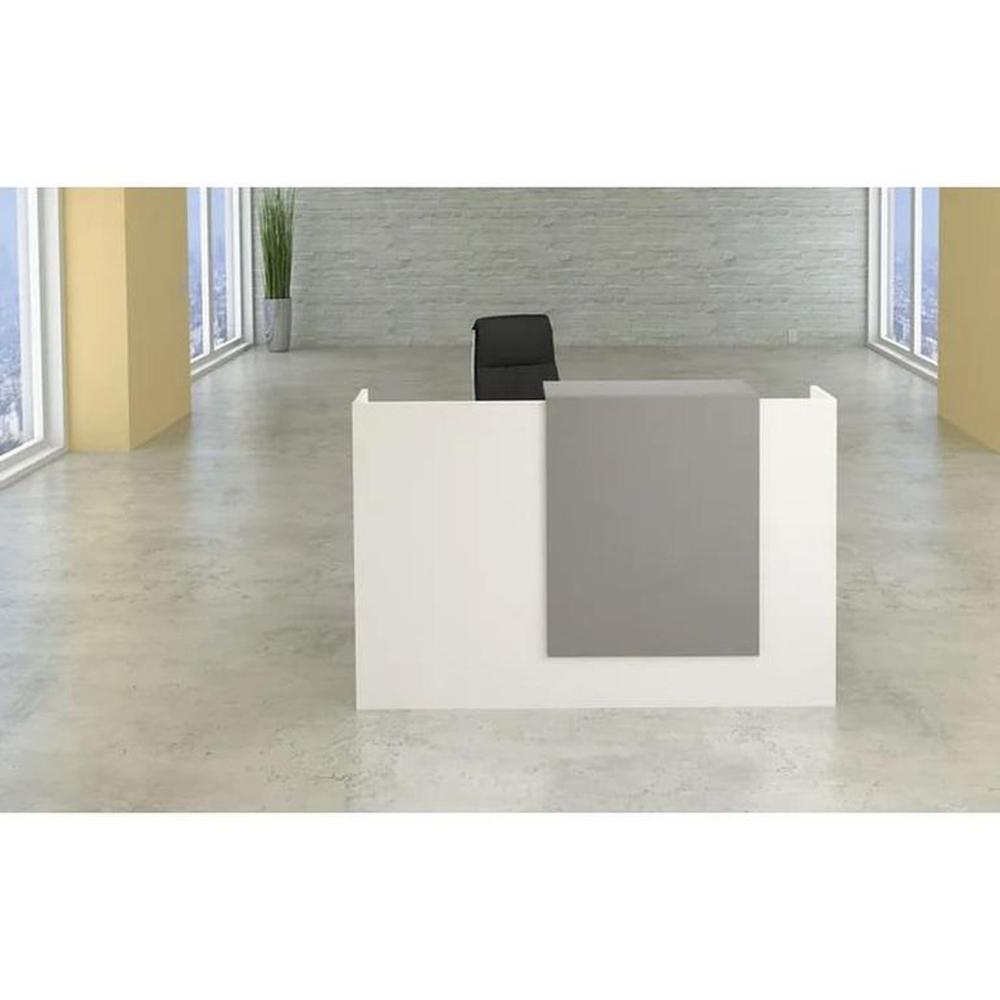 Counter de Recepción Moderno Plomo 160cm Counter de Recepción Moderno Plomo 160cm