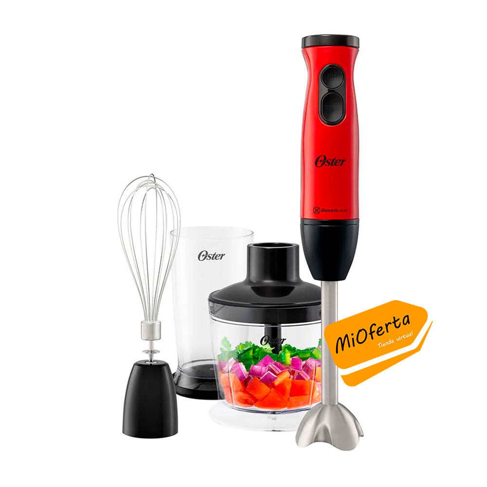 BATIDORA DE INMERSIÓN OSTER FPSTHB460A CON CUCHILLA QUAD