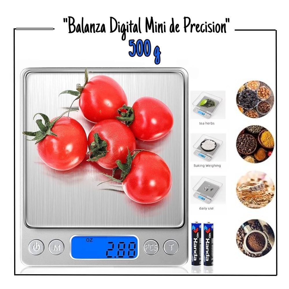 BALANZA DIGITAL MINI DE PRECISION- ACERO
