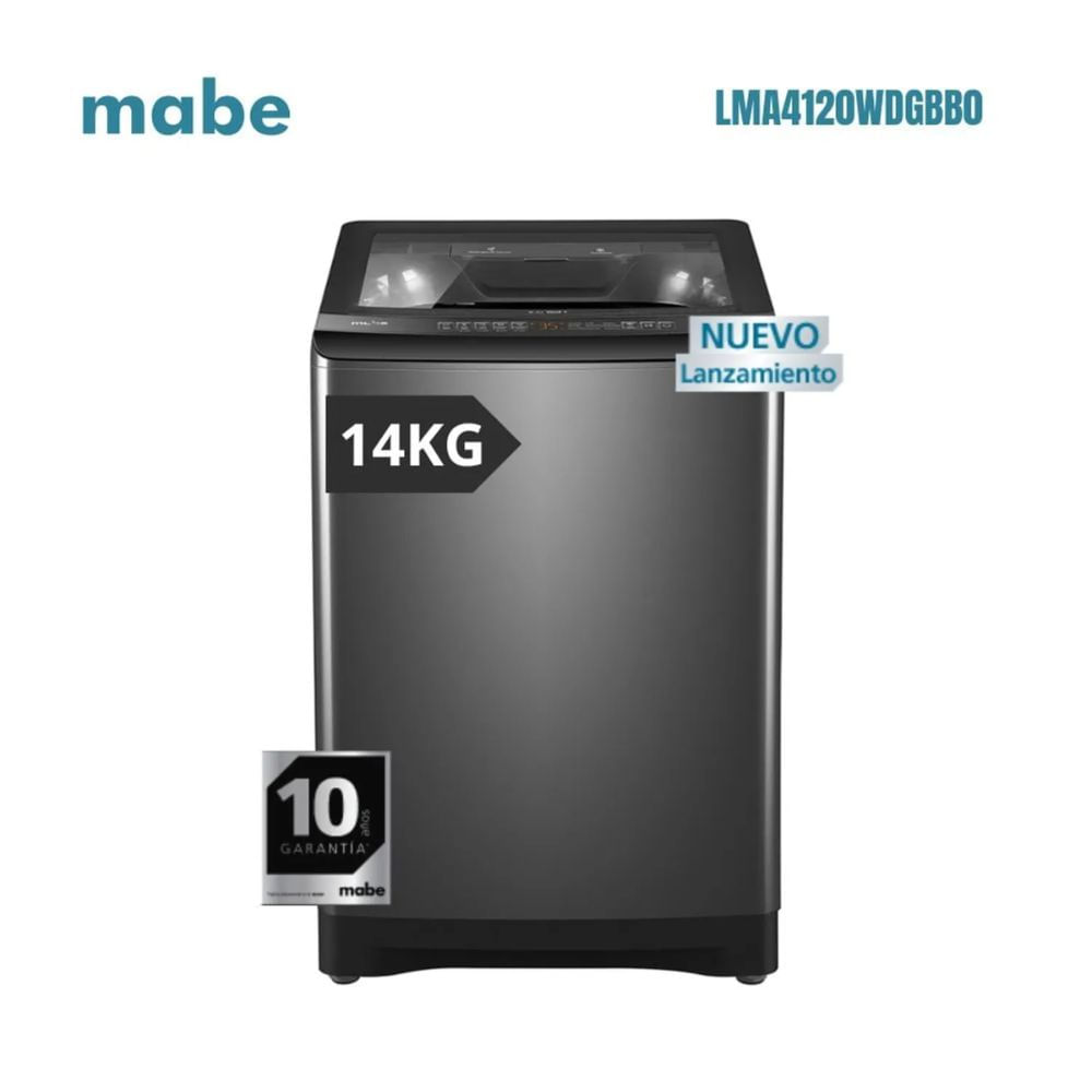 LAVADORA MABE AUTOMÁTICA 14KG LMA4120WDGBB0 DIAMOND