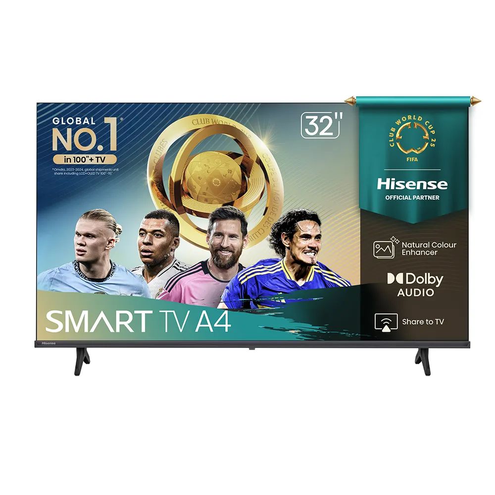 TELEVISOR HISENSE 32"" HD SMART TV VIDAA 32A4K