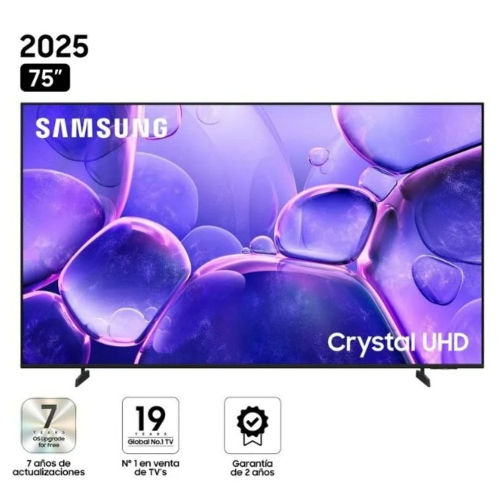 Televisor Samsung 75"" Smart Crystal UHD 4K 75U8000FG 2025