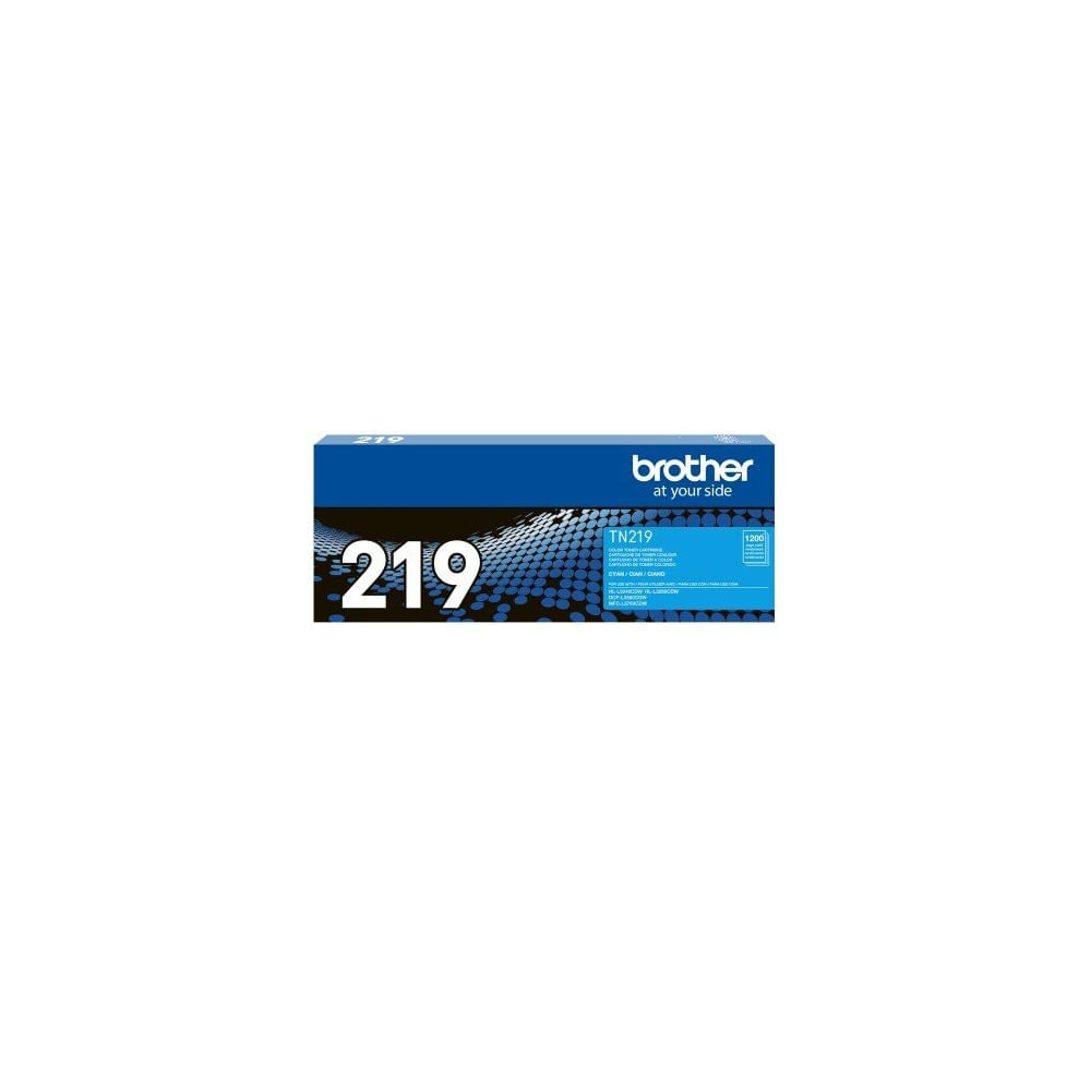 Toner Cyan Brother TN219C - 1200 páginas de calidad profesional para i