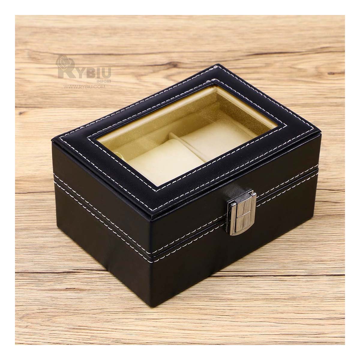 Organizador Atemporal de Relojes en Color Negro Y+Agendita